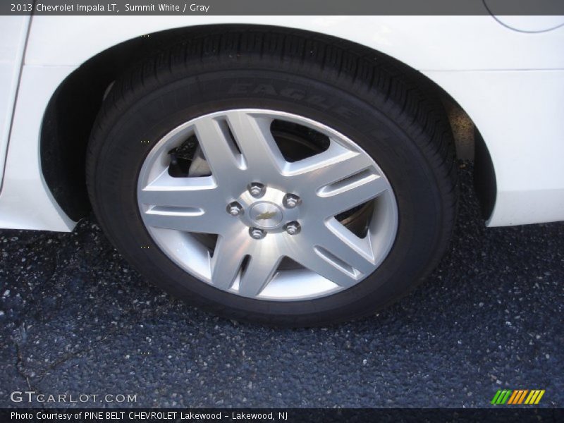 Summit White / Gray 2013 Chevrolet Impala LT