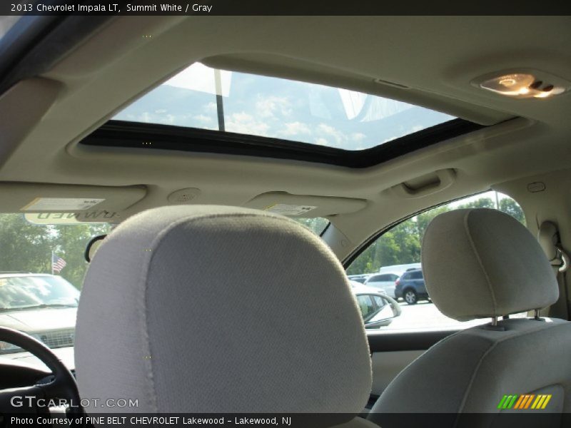 Summit White / Gray 2013 Chevrolet Impala LT