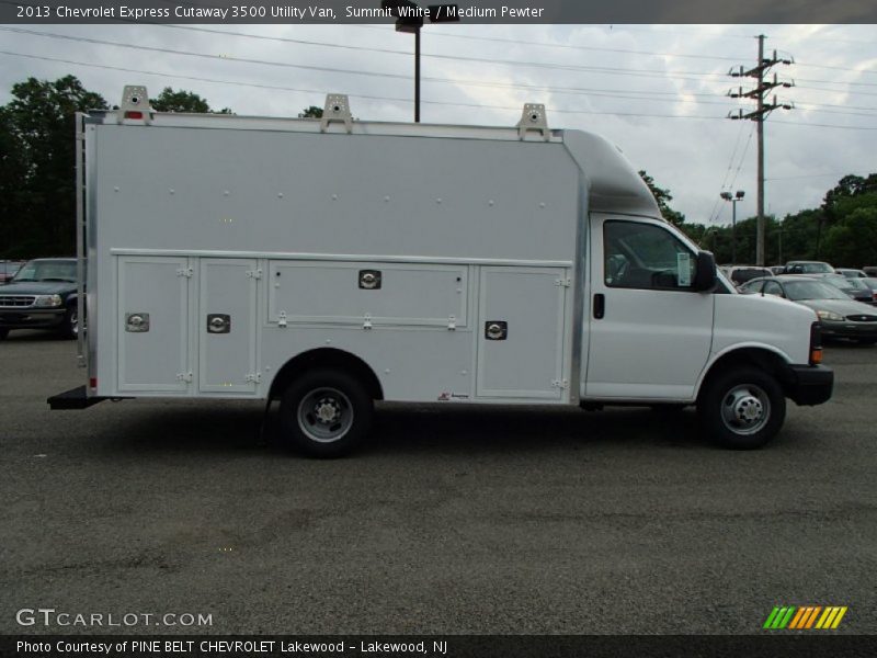 Summit White / Medium Pewter 2013 Chevrolet Express Cutaway 3500 Utility Van