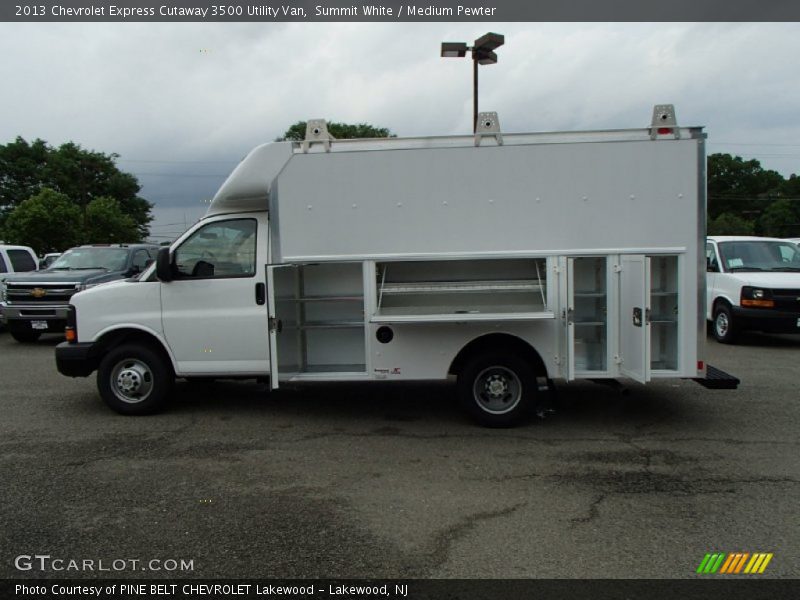  2013 Express Cutaway 3500 Utility Van Summit White