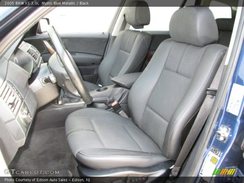 Front Seat of 2005 X3 3.0i