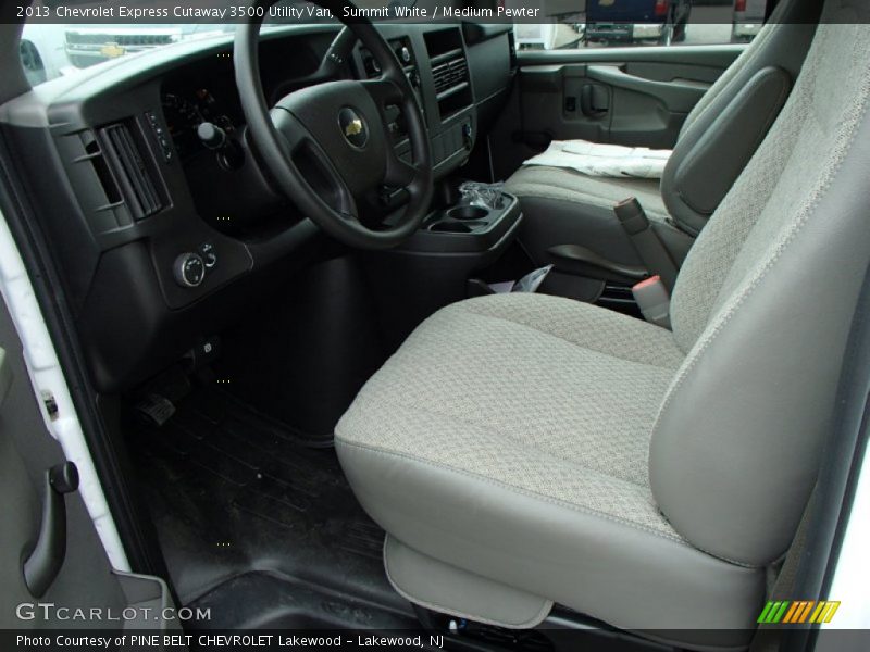 Summit White / Medium Pewter 2013 Chevrolet Express Cutaway 3500 Utility Van