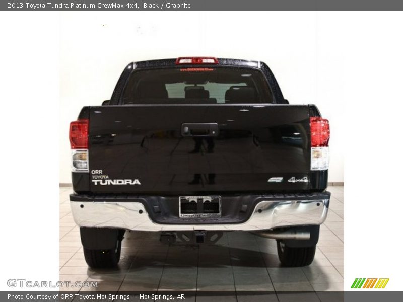 Black / Graphite 2013 Toyota Tundra Platinum CrewMax 4x4