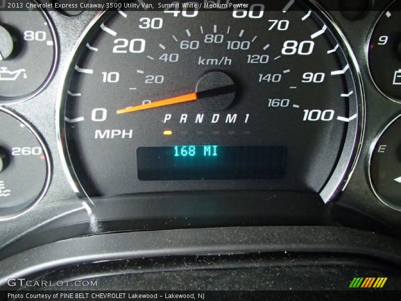 Summit White / Medium Pewter 2013 Chevrolet Express Cutaway 3500 Utility Van