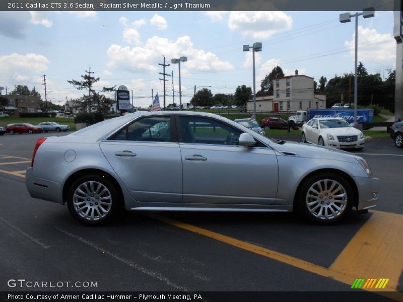 Radiant Silver Metallic / Light Titanium 2011 Cadillac CTS 3.6 Sedan
