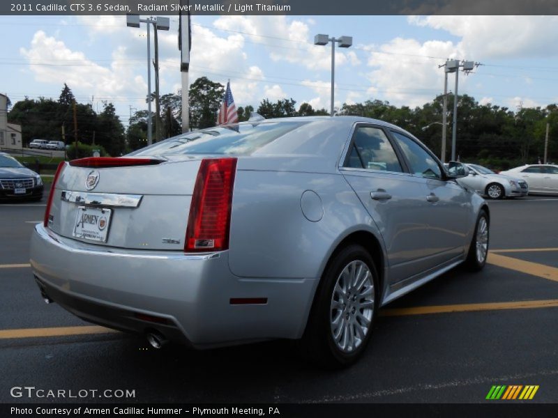 Radiant Silver Metallic / Light Titanium 2011 Cadillac CTS 3.6 Sedan