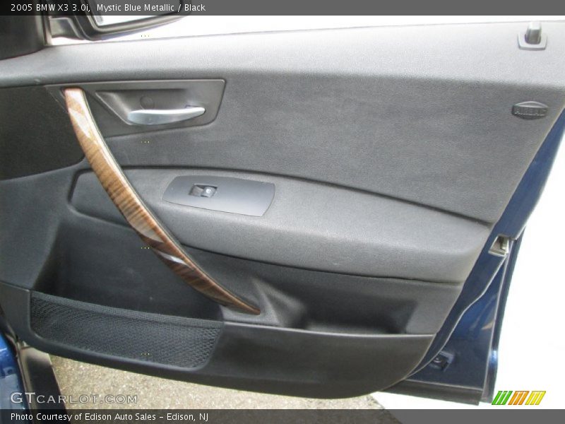Mystic Blue Metallic / Black 2005 BMW X3 3.0i