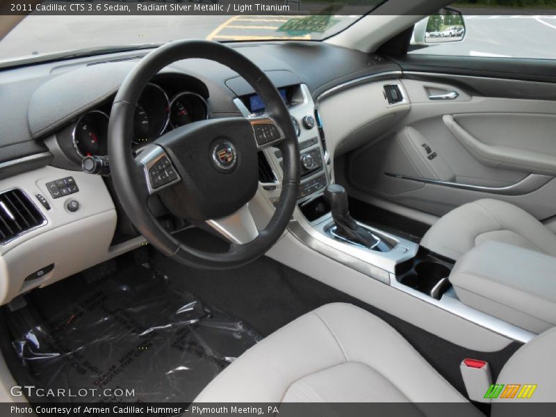 Radiant Silver Metallic / Light Titanium 2011 Cadillac CTS 3.6 Sedan