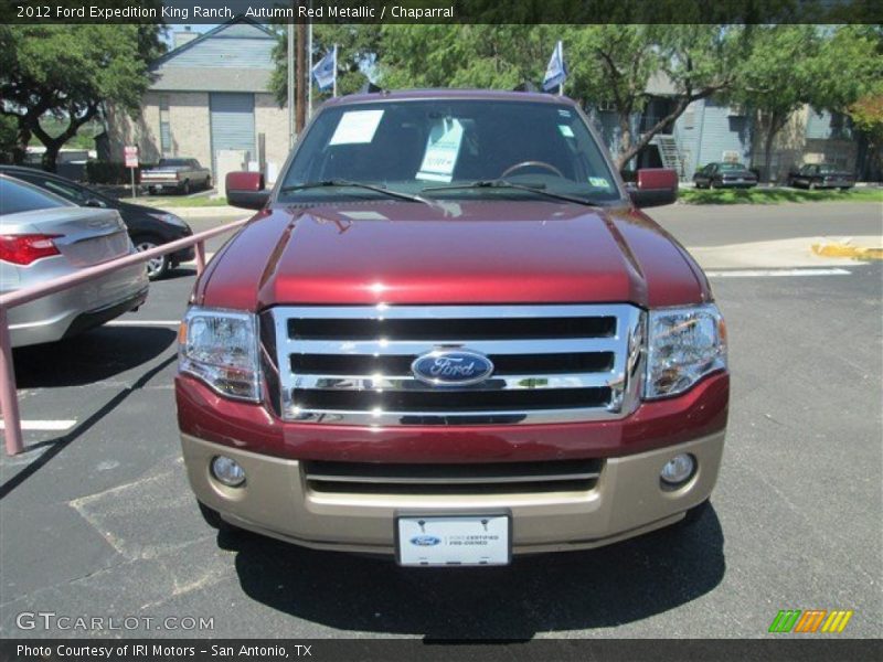Autumn Red Metallic / Chaparral 2012 Ford Expedition King Ranch
