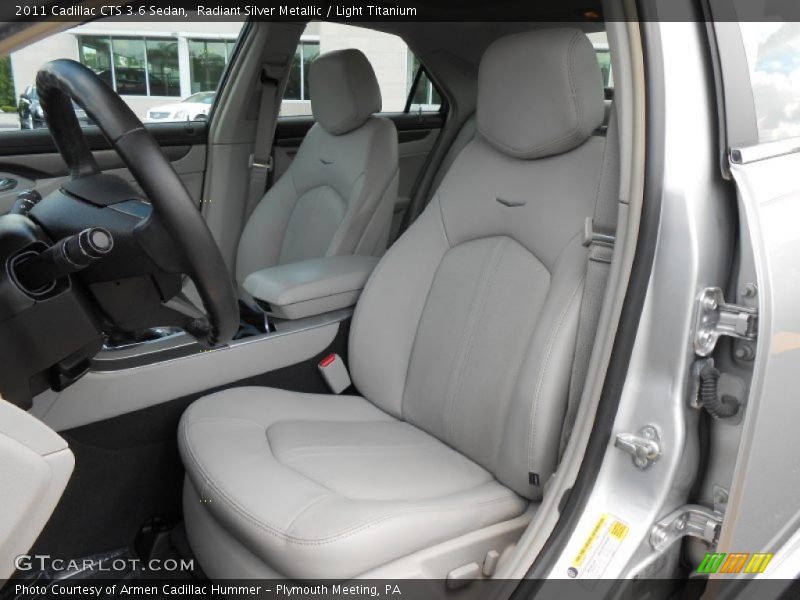 Radiant Silver Metallic / Light Titanium 2011 Cadillac CTS 3.6 Sedan