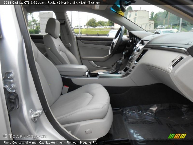 Radiant Silver Metallic / Light Titanium 2011 Cadillac CTS 3.6 Sedan
