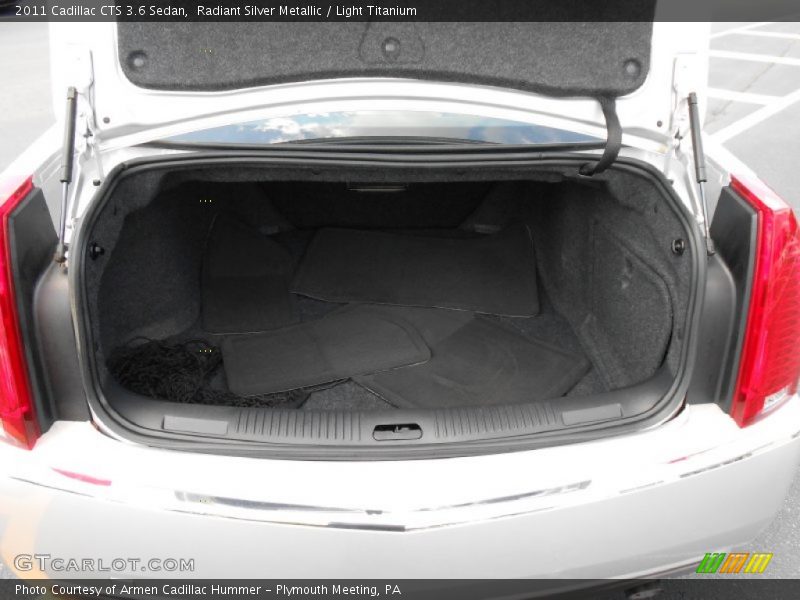 Radiant Silver Metallic / Light Titanium 2011 Cadillac CTS 3.6 Sedan