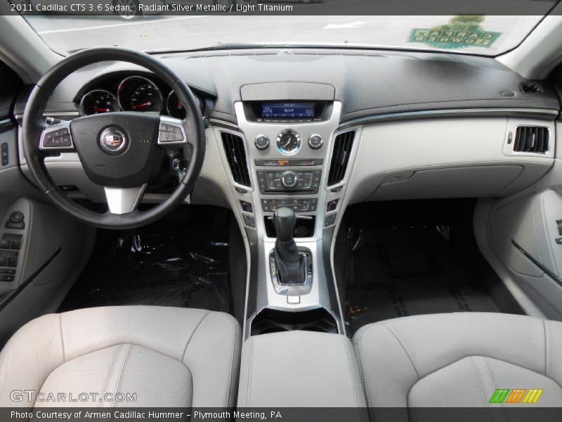 Radiant Silver Metallic / Light Titanium 2011 Cadillac CTS 3.6 Sedan