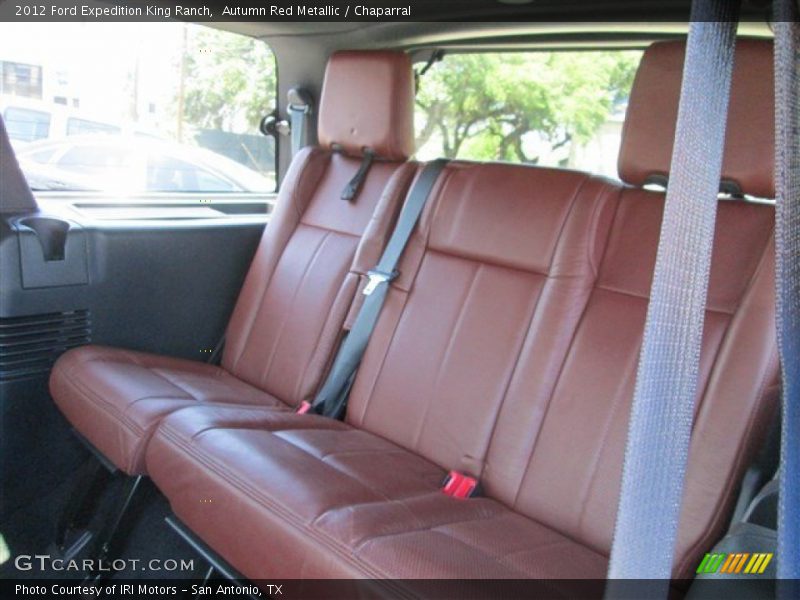 Rear Seat of 2012 Expedition King Ranch
