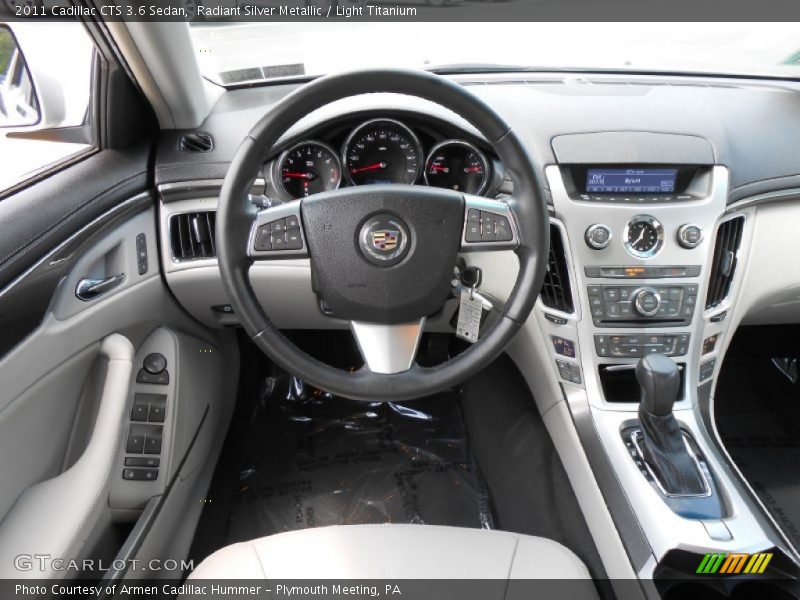 Radiant Silver Metallic / Light Titanium 2011 Cadillac CTS 3.6 Sedan