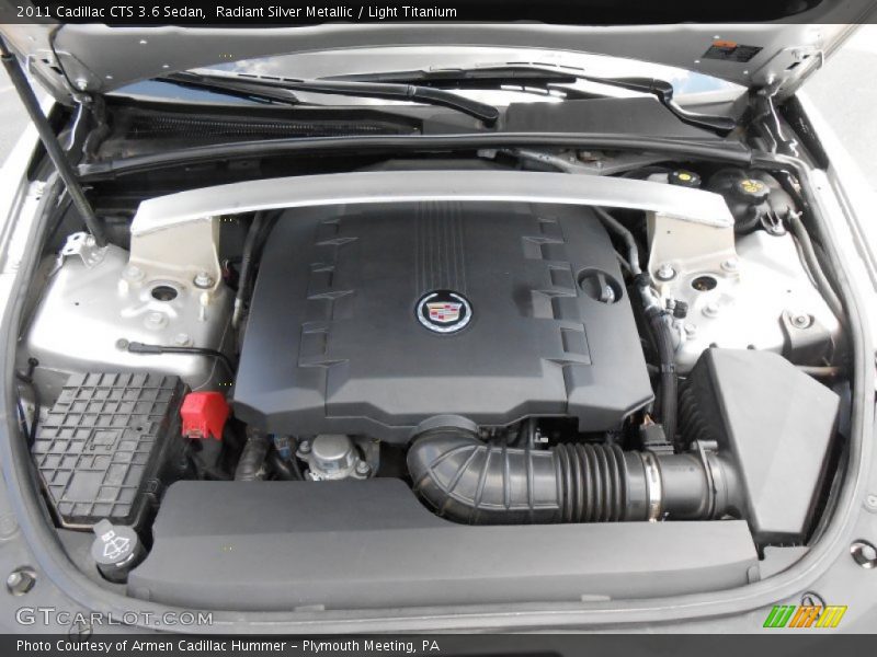 Radiant Silver Metallic / Light Titanium 2011 Cadillac CTS 3.6 Sedan