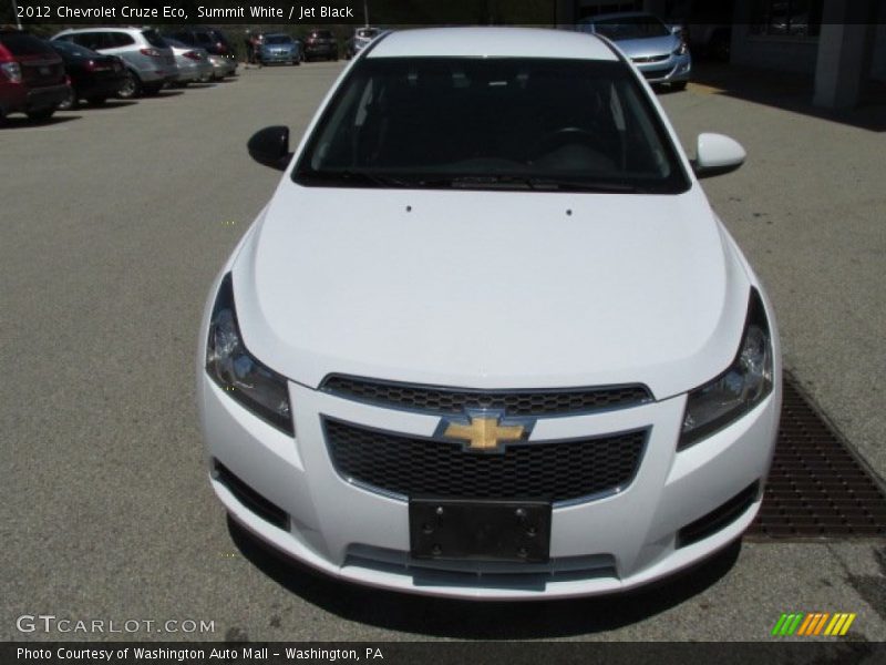 Summit White / Jet Black 2012 Chevrolet Cruze Eco