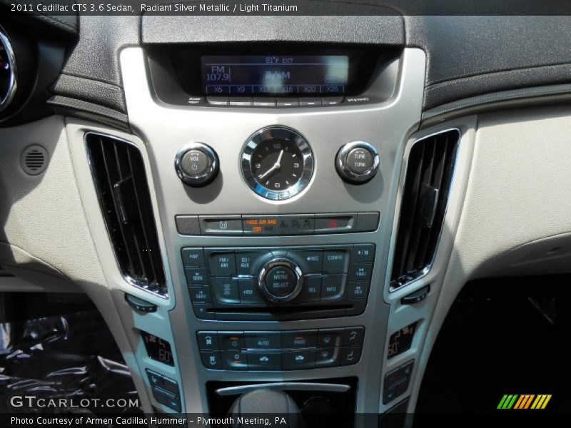 Radiant Silver Metallic / Light Titanium 2011 Cadillac CTS 3.6 Sedan