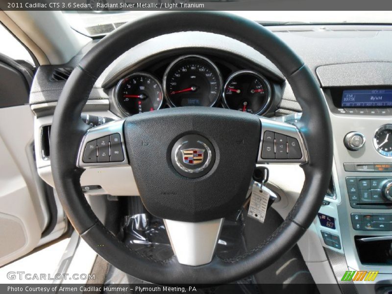 Radiant Silver Metallic / Light Titanium 2011 Cadillac CTS 3.6 Sedan
