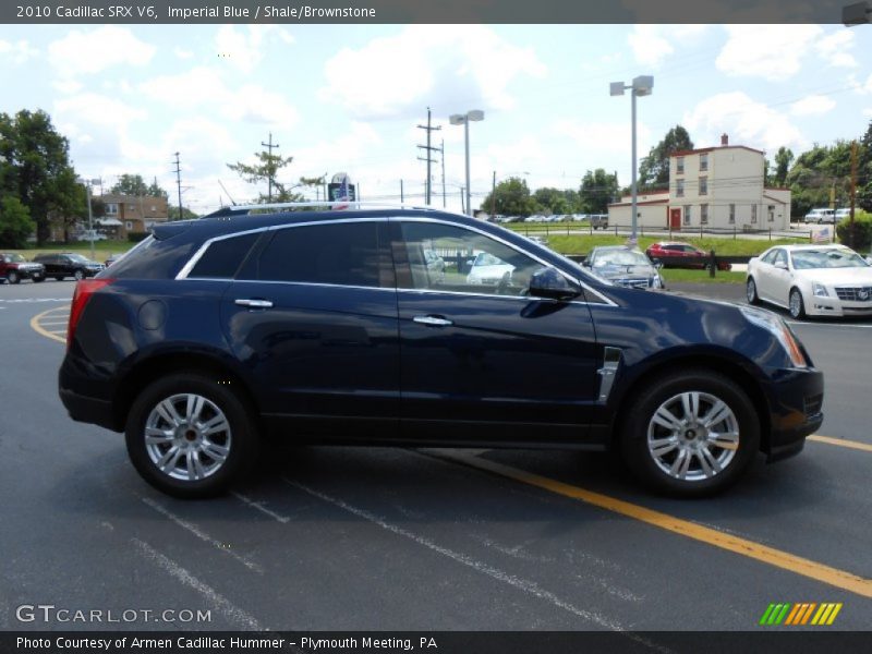 Imperial Blue / Shale/Brownstone 2010 Cadillac SRX V6