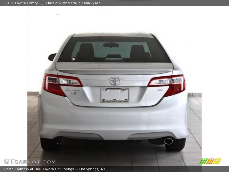 Classic Silver Metallic / Black/Ash 2013 Toyota Camry SE