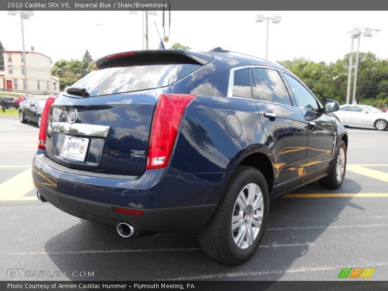 Imperial Blue / Shale/Brownstone 2010 Cadillac SRX V6