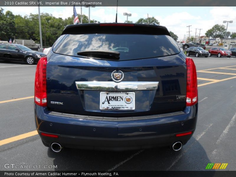 Imperial Blue / Shale/Brownstone 2010 Cadillac SRX V6