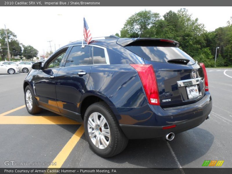 Imperial Blue / Shale/Brownstone 2010 Cadillac SRX V6
