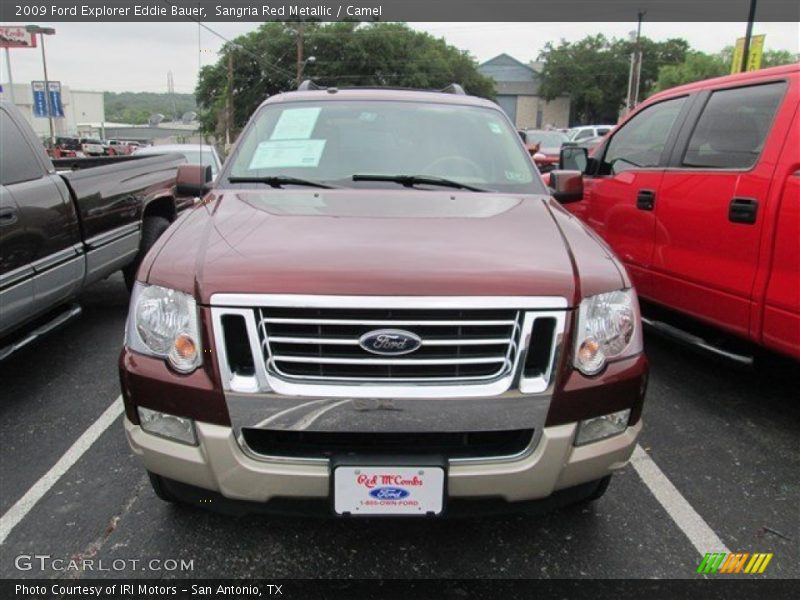 Sangria Red Metallic / Camel 2009 Ford Explorer Eddie Bauer