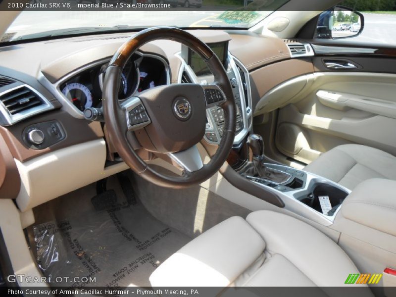 Imperial Blue / Shale/Brownstone 2010 Cadillac SRX V6