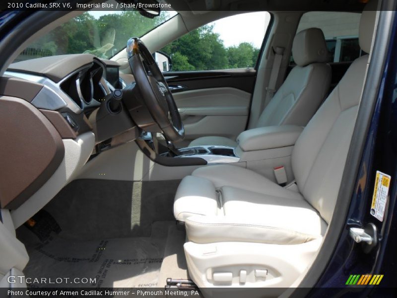 Imperial Blue / Shale/Brownstone 2010 Cadillac SRX V6