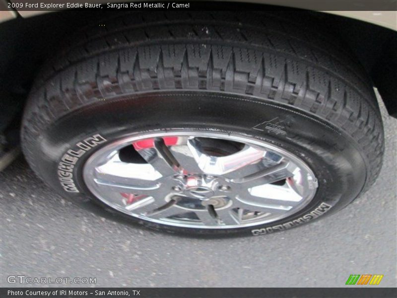 Sangria Red Metallic / Camel 2009 Ford Explorer Eddie Bauer