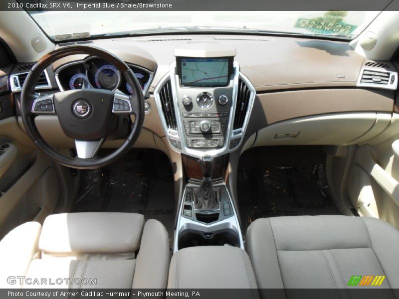 Imperial Blue / Shale/Brownstone 2010 Cadillac SRX V6