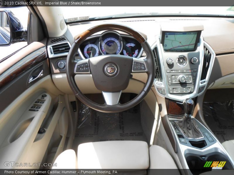 Imperial Blue / Shale/Brownstone 2010 Cadillac SRX V6
