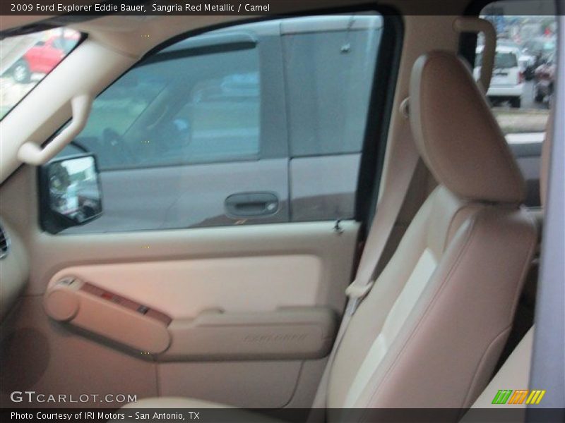 Sangria Red Metallic / Camel 2009 Ford Explorer Eddie Bauer