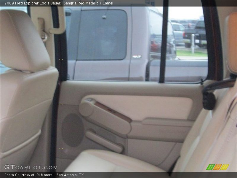 Sangria Red Metallic / Camel 2009 Ford Explorer Eddie Bauer
