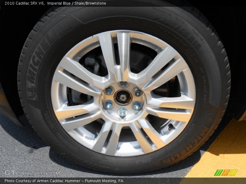 Imperial Blue / Shale/Brownstone 2010 Cadillac SRX V6