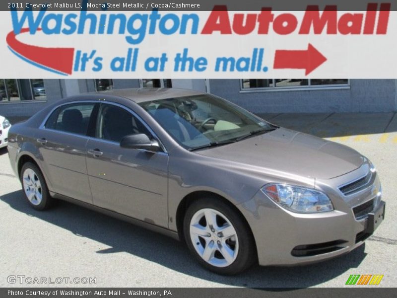 Mocha Steel Metallic / Cocoa/Cashmere 2011 Chevrolet Malibu LS