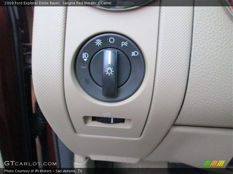 Sangria Red Metallic / Camel 2009 Ford Explorer Eddie Bauer