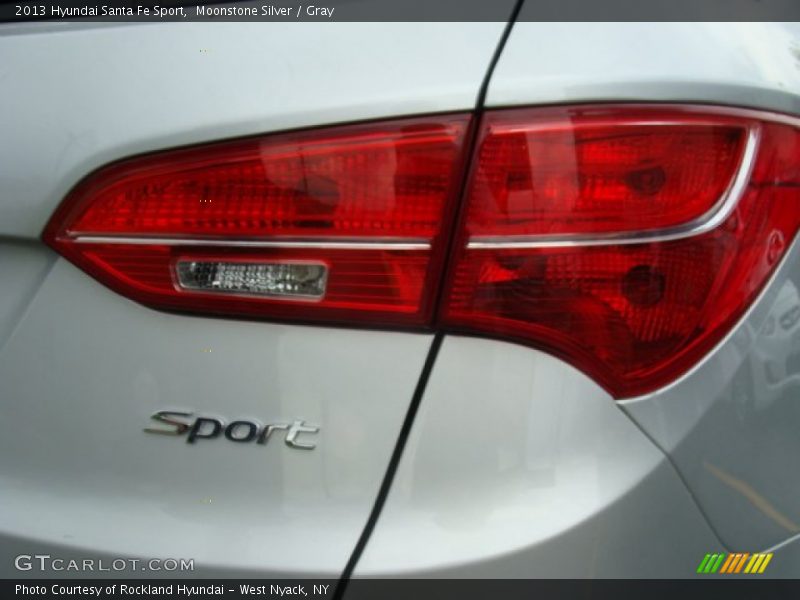 Moonstone Silver / Gray 2013 Hyundai Santa Fe Sport