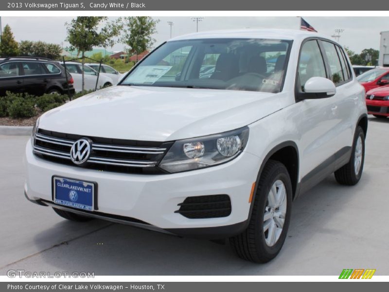Candy White / Black 2013 Volkswagen Tiguan S
