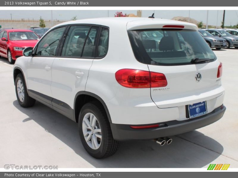 Candy White / Black 2013 Volkswagen Tiguan S