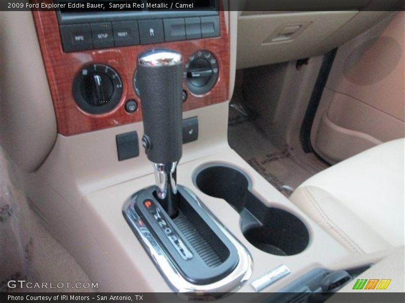 Sangria Red Metallic / Camel 2009 Ford Explorer Eddie Bauer