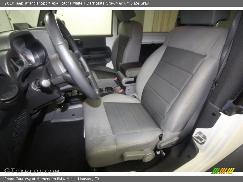 Stone White / Dark Slate Gray/Medium Slate Gray 2010 Jeep Wrangler Sport 4x4