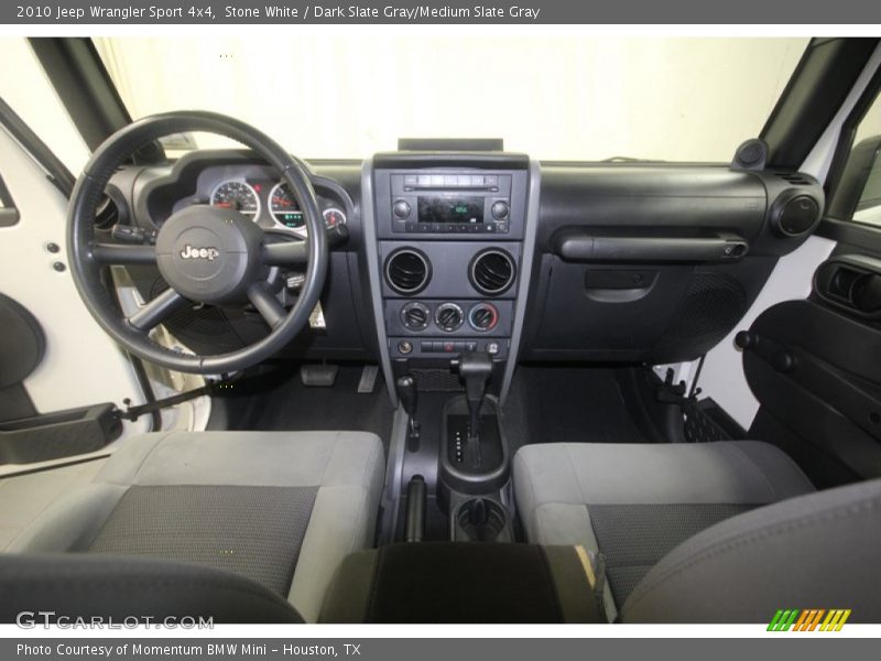 Stone White / Dark Slate Gray/Medium Slate Gray 2010 Jeep Wrangler Sport 4x4