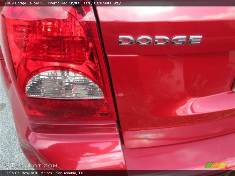 Inferno Red Crystal Pearl / Dark Slate Gray 2009 Dodge Caliber SE