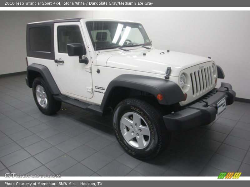 Stone White / Dark Slate Gray/Medium Slate Gray 2010 Jeep Wrangler Sport 4x4