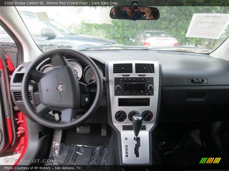 Inferno Red Crystal Pearl / Dark Slate Gray 2009 Dodge Caliber SE