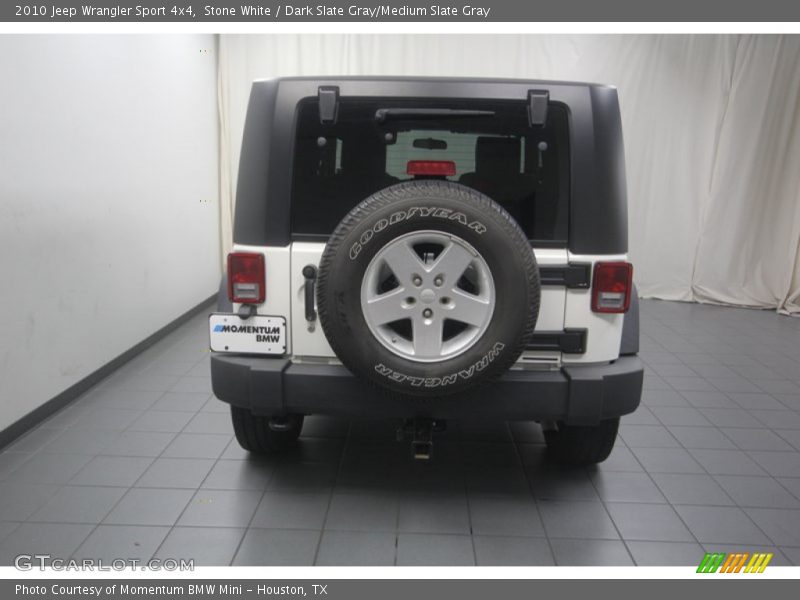 Stone White / Dark Slate Gray/Medium Slate Gray 2010 Jeep Wrangler Sport 4x4