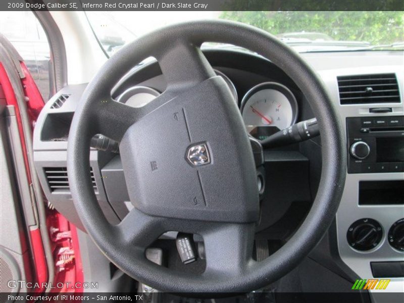 Inferno Red Crystal Pearl / Dark Slate Gray 2009 Dodge Caliber SE